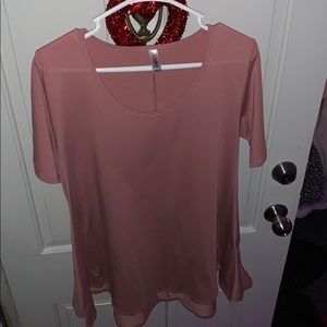 LuLaRoe Comfy T Mauve color.  Size Large Like new